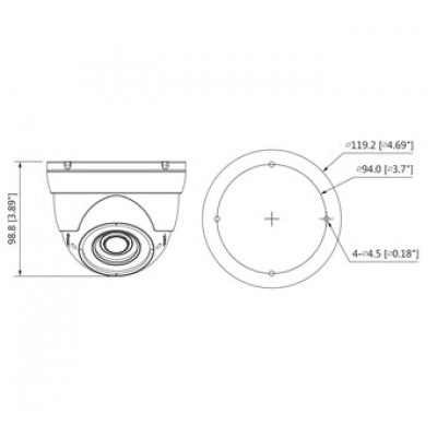 Видеокамера DAHUA DH-HAC-HDW1400RP-VF Видеокамера DAHUA DH-HAC-HDW1400RP-VF