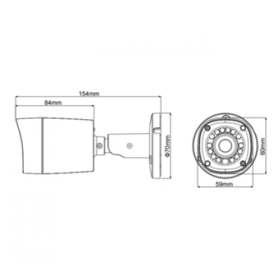 Видеокамера DAHUA DH-HAC-HFW1100RMP-0600B Видеокамера DAHUA DH-HAC-HFW1100RMP-0600B