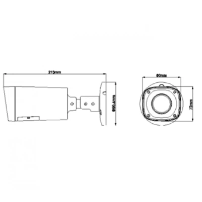 Видеокамера DAHUA DH-HAC-HFW1100RP-VF-IRE6 Видеокамера DAHUA DH-HAC-HFW1100RP-VF-IRE6