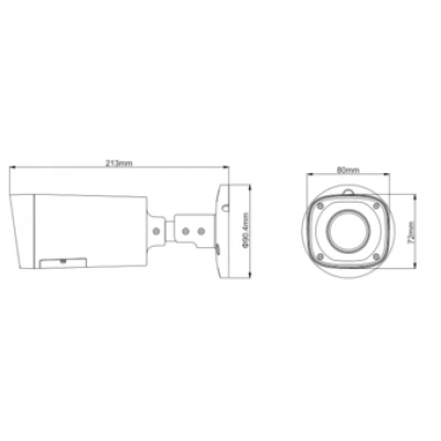 Видеокамера DAHUA DH-HAC-HFW1200RP-VF-IRE6 Видеокамера DAHUA DH-HAC-HFW1200RP-VF-IRE6