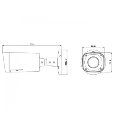 Видеокамера DAHUA DH-HAC-HFW2120RP-Z-IRE6 Видеокамера DAHUA DH-HAC-HFW2120RP-Z-IRE6