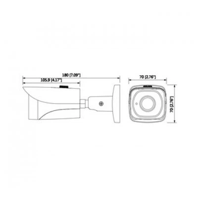 Видеокамера DAHUA DH-HAC-HFW2401RP-Z-IRE6-DP-27135 Видеокамера DAHUA DH-HAC-HFW2401RP-Z-IRE6-DP-27135