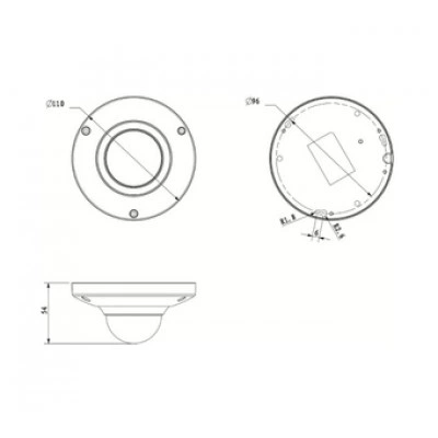 IP-камера DAHUA DH-IPC-HD1000CP-W-0280B IP-камера DAHUA DH-IPC-HD1000CP-W-0280B