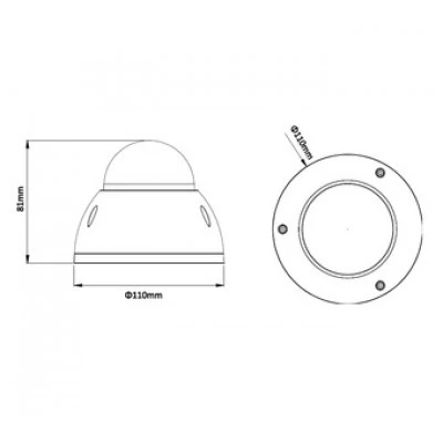 IP-камера DAHUA DH-IPC-HDBW4120EP-0360B IP-камера DAHUA DH-IPC-HDBW4120EP-0360B