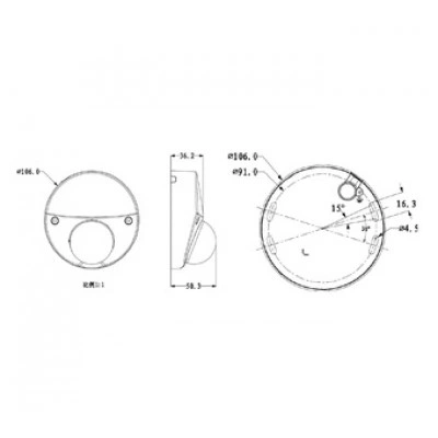 IP-камера DAHUA DH-IPC-HDBW4120FP-0360B IP-камера DAHUA DH-IPC-HDBW4120FP-0360B