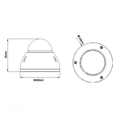 IP-камера DAHUA DH-IPC-HDBW4200EP-S-0600B IP-камера DAHUA DH-IPC-HDBW4200EP-S-0600B