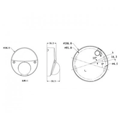 IP-камера DAHUA DH-IPC-HDBW4221FP-0360B IP-камера DAHUA DH-IPC-HDBW4221FP-0360B