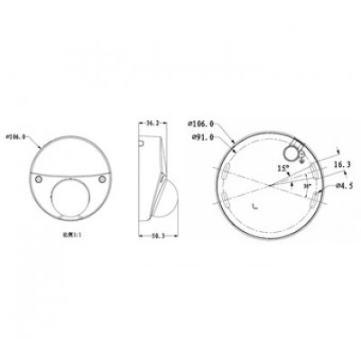 IP-камера DAHUA DH-IPC-HDBW4421FP-AS-0280B IP-камера DAHUA DH-IPC-HDBW4421FP-AS-0280B