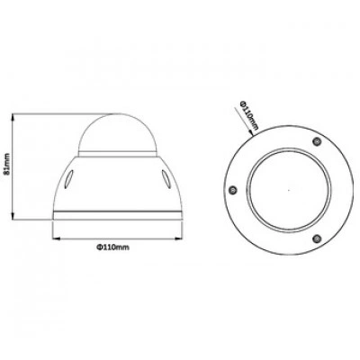 IP-камера DAHUA DH-IPC-HDBW4800EP IP-камера DAHUA DH-IPC-HDBW4800EP