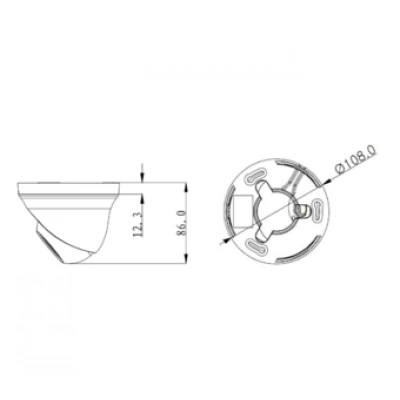 IP-камера DAHUA DH-IPC-HDW1200SP-0360B IP-камера DAHUA DH-IPC-HDW1200SP-0360B