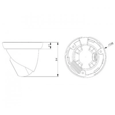 IP-камера DAHUA DH-IPC-HDW1220SP-0600B IP-камера DAHUA DH-IPC-HDW1220SP-0600B
