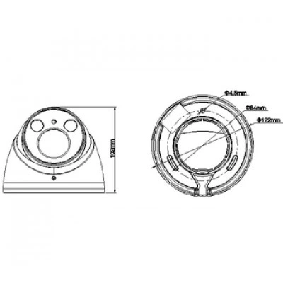 IP-камера DAHUA DH-IPC-HDW2220RP-Z IP-камера DAHUA DH-IPC-HDW2220RP-Z