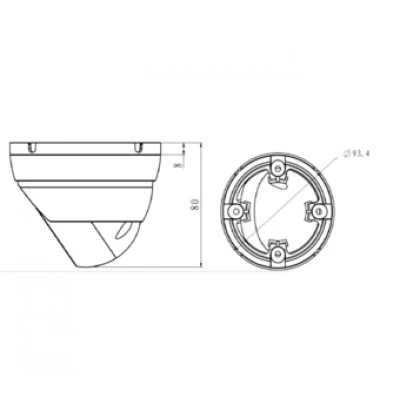 IP-камера DAHUA DH-IPC-HDW4120MP-0600B IP-камера DAHUA DH-IPC-HDW4120MP-0600B