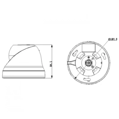 IP-камера DAHUA DH-IPC-HDW4300CP-0360B IP-камера DAHUA DH-IPC-HDW4300CP-0360B