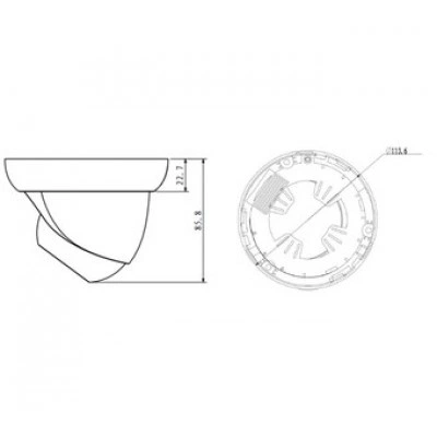 IP-камера DAHUA DH-IPC-HDW4300SP-0600B IP-камера DAHUA DH-IPC-HDW4300SP-0600B
