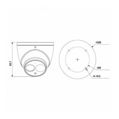 IP-камера DAHUA DH-IPC-HDW4830EMP-AS-0400B IP-камера DAHUA DH-IPC-HDW4830EMP-AS-0400B