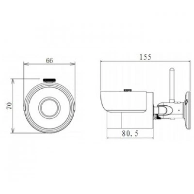 IP-камера DAHUA DH-IPC-HFW1000SP-W-0600B IP-камера DAHUA DH-IPC-HFW1000SP-W-0600B