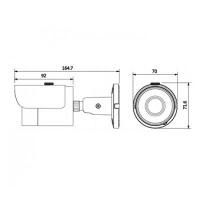 IP-камера DAHUA DH-IPC-HFW1020SP-0280B-S3 IP-камера DAHUA DH-IPC-HFW1020SP-0280B-S3