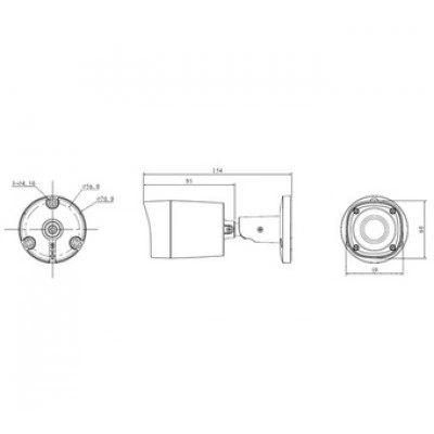 IP-камера DAHUA DH-IPC-HFW1320RMP-0600B IP-камера DAHUA DH-IPC-HFW1320RMP-0600B