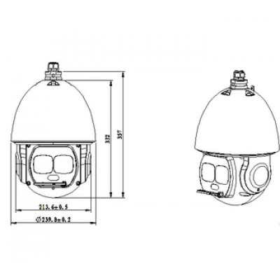 IP-камера DAHUA DH-SD6AL240-HNI IP-камера DAHUA DH-SD6AL240-HNI