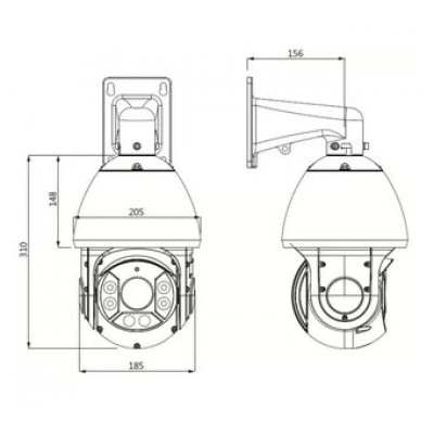 Видеокамера DAHUA DH-SD6C120I-HC Видеокамера DAHUA DH-SD6C120I-HC