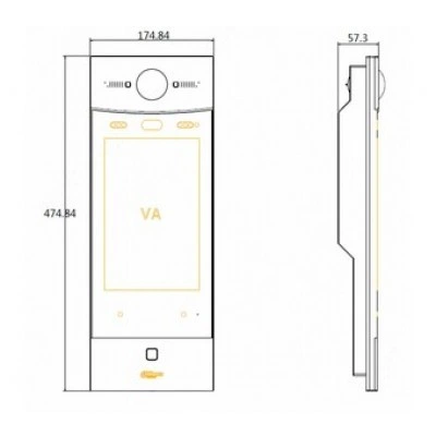 IP вызывные панели DAHUA DH-VTO9231D IP вызывные панели DAHUA DH-VTO9231D