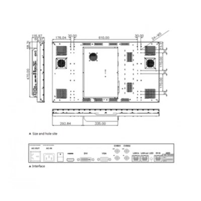 Монитор DAHUA DHL460UCH-ES Монитор DAHUA DHL460UCH-ES