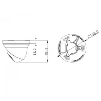 IP-камера DAHUA IPC-HDW1200S IP-камера DAHUA IPC-HDW1200S